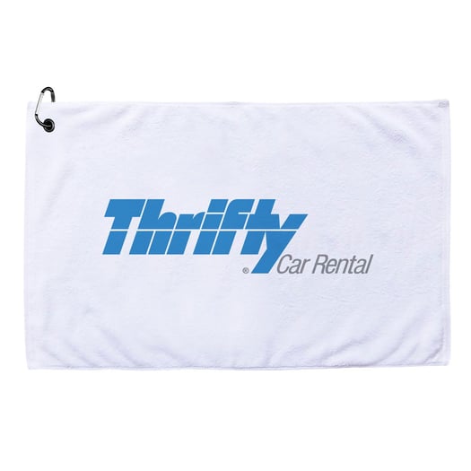 MaxxColor Premium White Golf Towel (16_ x 25_)_KTCNG1625-W