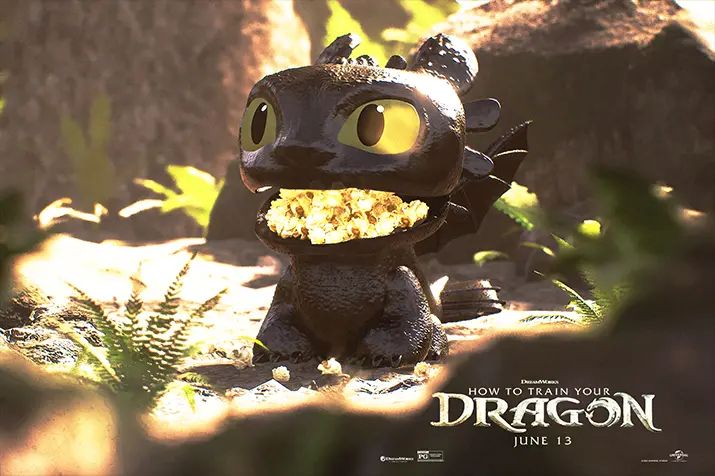 Toothless Popcorn Bucket for “How to Train Your Dragon” Fans