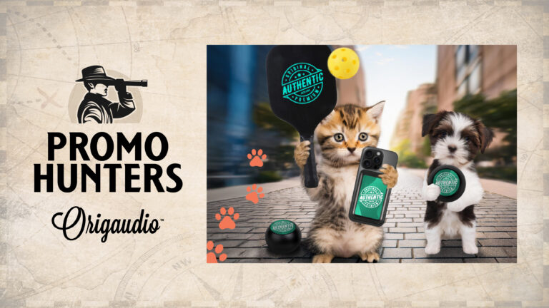Promo Hunters 17: Paws and Promo – Origaudio’s Latest Catalog Stars Adorable Pet Models