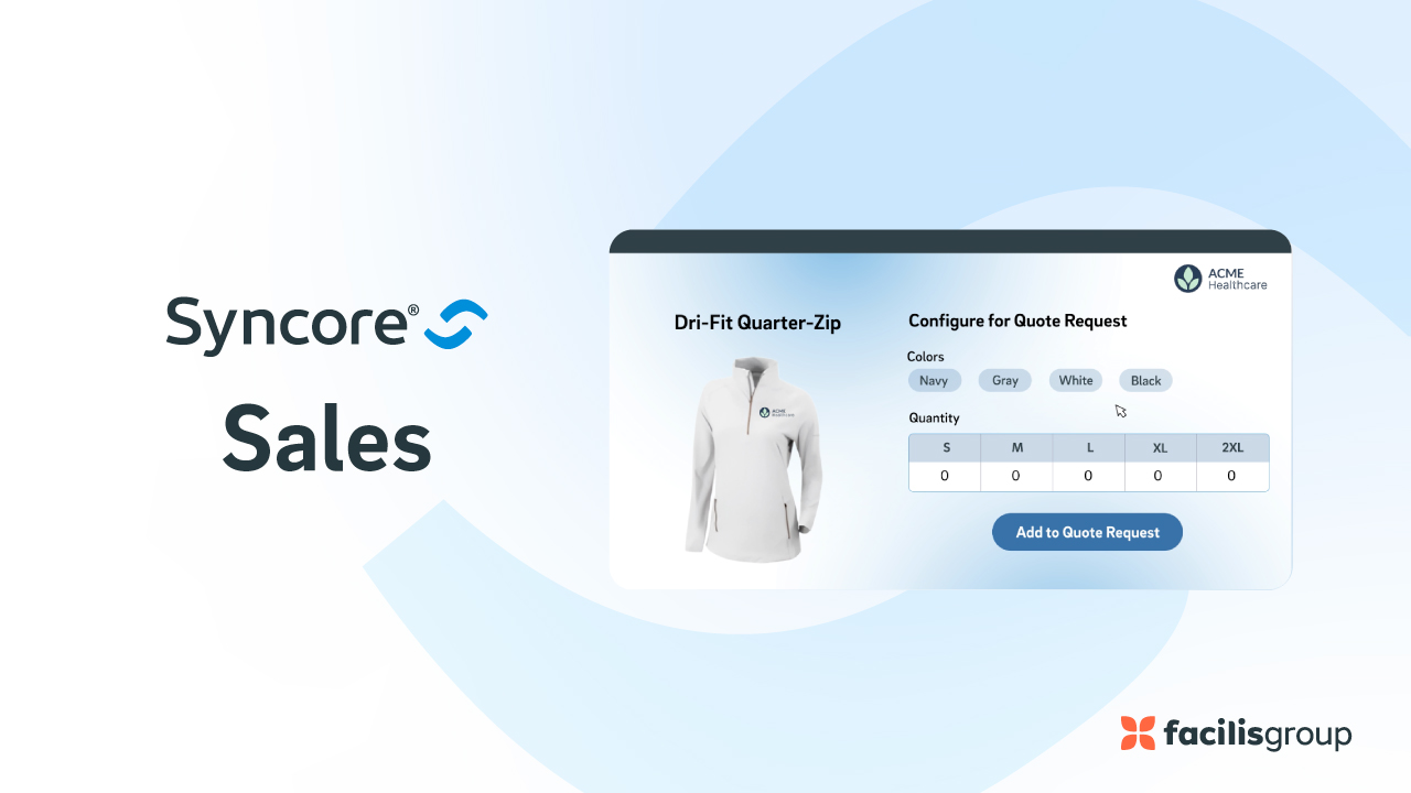 Syncore Sales Solution: Promotional Products Sales Software | Facilisgroup